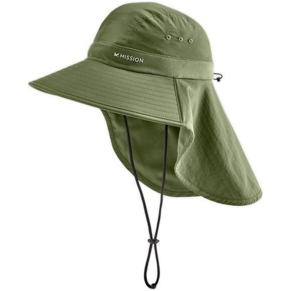 Sun Defender Cooling Neck Guard, Wide Brim Hats for Women and Men - Picture 1 of 7